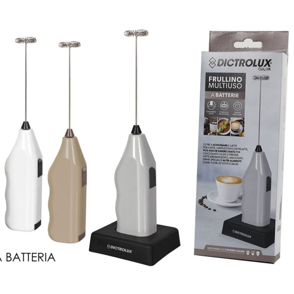 DICTROLUX FRULLINO MULTIUSO A BATTERIE GRIGIO