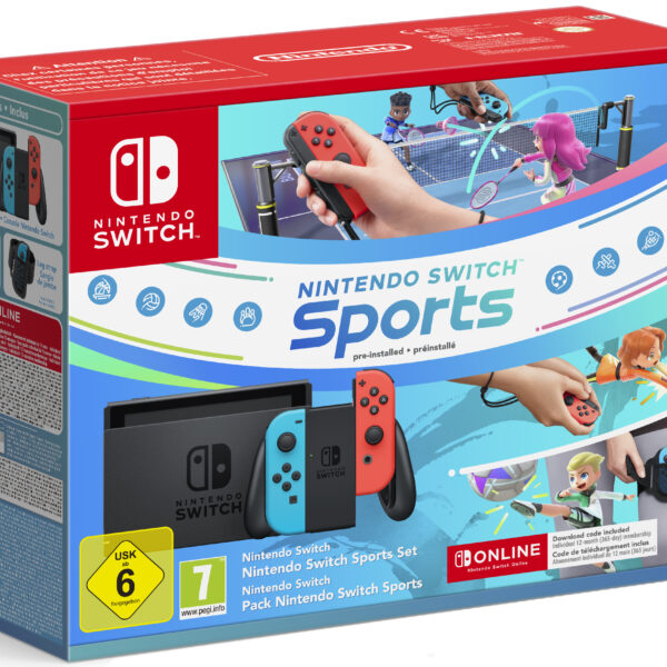 Switch Console 1.1 Neon Blue / Neon Red + Switch Sport + Fascia + 12 Mesi NSO