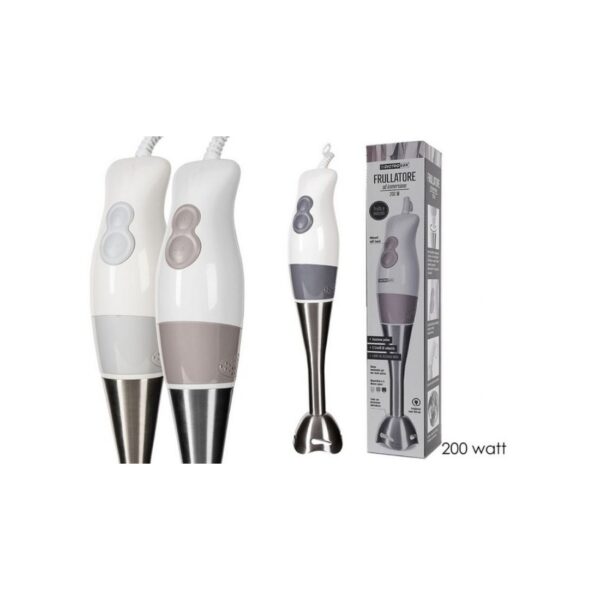 DICTROLUC FRULLATORE A IMMERSIONE 200W BIANCO/RAME  BECCO ACCIAIO