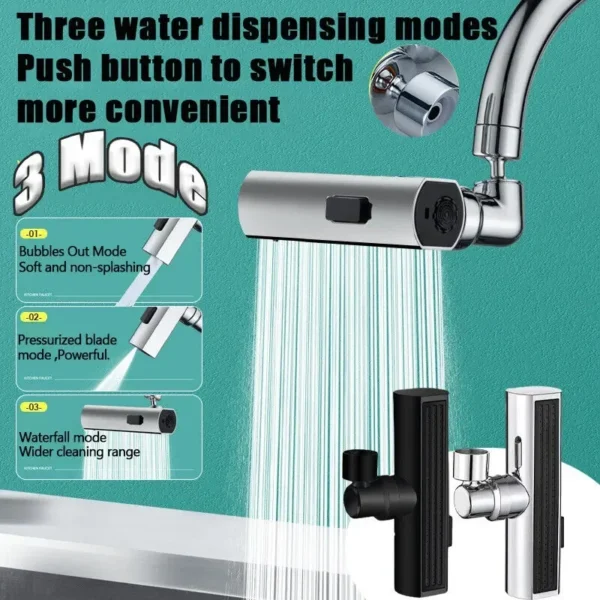 RUBINETTO DOCCIA UNIVERSALE 360°