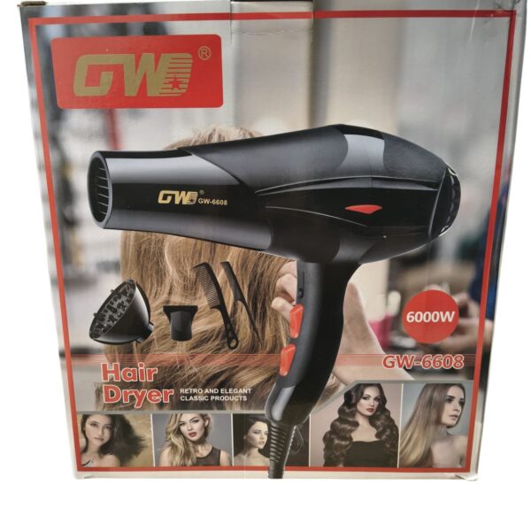 gw asciugacapelli hair dryver gw-6608