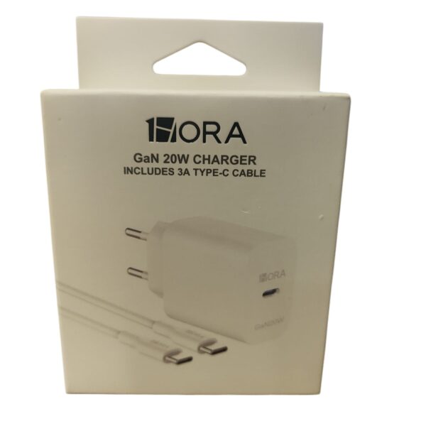 1HORA CARICABBATERIE+CAVO 20W TYPE-C