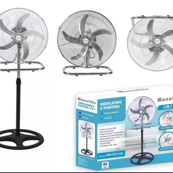ventilatore a piantana 3 in 1 manulife